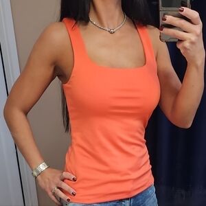 Women's Orange Tank Top